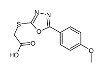 cas no 84160-41-8 is {[5-(4-Methoxyphenyl)-1,3,4-oxadiazol-2-yl]sulfanyl}acetic acid