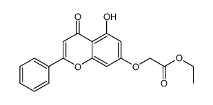 cas no 84212-46-4 is ethyl 2-(5-hydroxy-4-oxo-2-phenylchromen-7-yl)oxyacetate