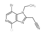 cas no 842144-05-2 is 2-(7-BROMO-4-CHLORO-1-ETHYL-1H-IMIDAZO[4,5-C]PYRIDIN-2-YL)ACETONITRILE