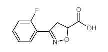 cas no 842973-70-0 is 3-(2-Fluoro-phenyl)-4,5-dihydro-isoxazole-5-carboxylic acid