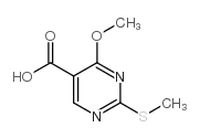 cas no 84332-06-9 is 4-METHOXY-2-(METHYLTHIO)-5-PYRIMIDINECARBOXYLIC ACID