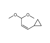 cas no 845276-39-3 is (3,3-Dimethoxy-propenyl)-cyclopropane