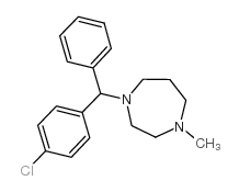 cas no 848-53-3 is 1H-1,4-Diazepine,1-[(4-chlorophenyl)phenylmethyl]hexahydro-4-methyl-