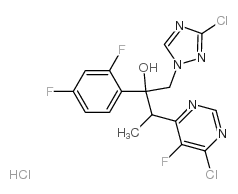cas no 848469-29-4 is 3-(6-Chloro-5-fluoropyrimidin-4-yl)-2-(2,4-difluorophenyl)-1-(3-chloro-1H-1,2,4-triazol-1-yl)butan-2-ol hydrochloride