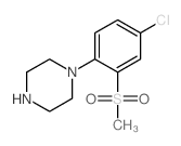 cas no 849035-68-3 is 1-[4-CHLORO-2-(METHYLSULFONYL)PHENYL]PIPERAZINE