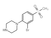 cas no 849035-69-4 is 1-[2-BROMO-4-(METHYLSULFONYL)PHENYL]PIPERAZINE