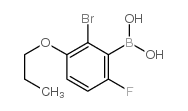 cas no 849052-20-6 is 3-BROMO-6-FLUORO-3-PROPOXYPHENYLBORONIC&