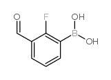 cas no 849061-98-9 is 2-FLUORO-3-FORMYLPHENYLBORONIC ACID