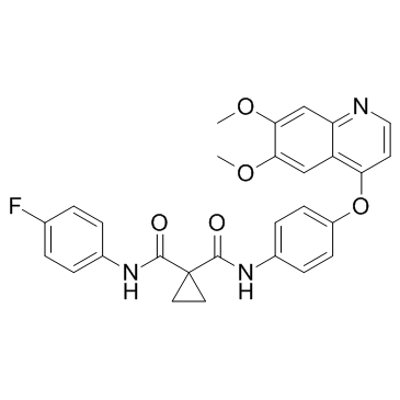 cas no 849217-68-1 is Cabozantinib (XL184, BMS-907351)
