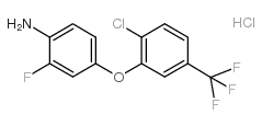 cas no 849776-61-0 is 4-[2-CHLORO-5-(TRIFLUOROMETHYL)PHENOXY]-2-FLUOROANILINE HYDROCHLORIDE