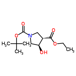 cas no 849935-85-9 is (3S,4R)-1-Tert-butyl 3-ethyl 4-hydroxypyrrolidine-1,3-dicarboxylate
