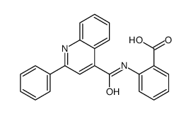 cas no 85-78-9 is 2-[(2-PHENYL-QUINOLINE-4-CARBONYL)-AMINO]-BENZOIC ACID