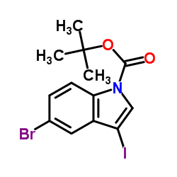 cas no 850349-72-3 is 1-Boc-5-Bromo-3-iodoindole