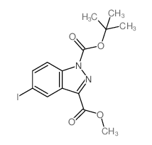 cas no 850363-55-2 is 1-TERT-BUTYL 3-METHYL 5-IODO-1H-INDAZOLE-1,3-DICARBOXYLATE