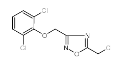 cas no 850375-35-8 is 5-(chloromethyl)-3-[(2,6-dichlorophenoxy)methyl]-1,2,4-oxadiazole