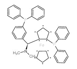 cas no 850444-36-9 is (S)-(+)-[(S)-2-Diphenylphosphinoferrocenyl] (N,N-dimethylamino) (2-diphenylphosphinophenyl)methane