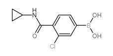 cas no 850589-44-5 is (3-CHLORO-4-(CYCLOPROPYLCARBAMOYL)PHENYL)BORONIC ACID