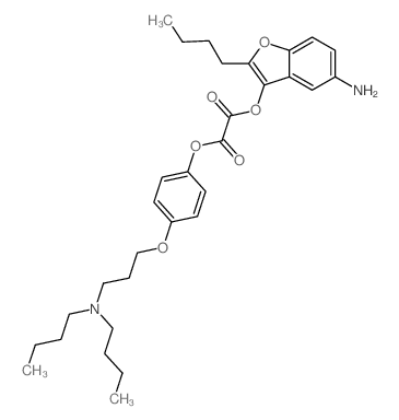 cas no 851014-95-4 is (5-Amino-2-butyl-3-benzofuranyl)[4-[3-(dibutylamino)propoxy]phenyl]oxalate