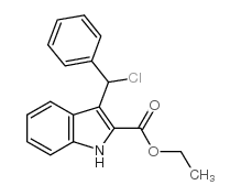 cas no 85137-86-6 is 3-(CHLOROPHENYLMETHYL)-1H-INDOLE-2-CARBOXYLIC ACID ETHYL ESTER