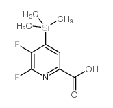 cas no 851386-37-3 is 5,6-Difluoro-4-(trimethylsilyl)pyridine-2-carboxylic acid