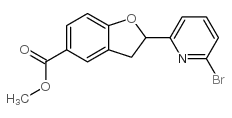 cas no 851777-28-1 is 2-(6-BROMO-PYRIDIN-2-YL)-2,3-DIHYDRO-BENZOFURAN-5-CARBOXYLIC ACID METHYL ESTER