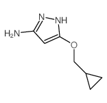 cas no 852443-66-4 is 5-(CYCLOPROPYLMETHOXY)-1H-PYRAZOL-3-AMINE
