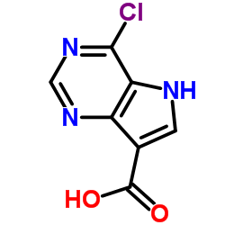 cas no 853058-43-2 is 4-Chloro-5H-pyrrolo[3,2-d]pyrimidine-7-carboxylic acid