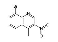 cas no 855639-97-3 is Quinoline, 8-bromo-4-methyl-3-nitro
