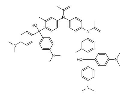 cas no 85586-74-9 is [4-[4-[4-[bis[4-(dimethylamino)phenyl]-hydroxymethyl]-3-methyl-N-prop-1-en-2-ylanilino]-N-prop-1-en-2-ylanilino]-2-methylphenyl]-bis[4-(dimethylamino)phenyl]methanol