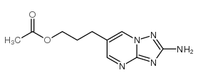 cas no 85599-38-8 is 3-(2-AMINO[1,2,4]TRIAZOLO[1,5-A]PYRIMIDIN-6-YL)PROPYL ACETATE