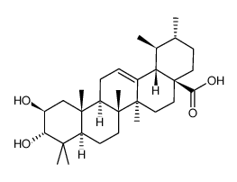cas no 856012-03-8 is (2beta,3alpha)-2,3-Dihydroxy-urs-12-en-28-oic acid