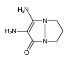 cas no 857035-94-0 is 1H,5H-Pyrazolo[1,2-a]pyrazol-1-one,2,3-diamino-6,7-dihydro-