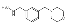cas no 857283-92-2 is N-METHYL-N-[3-(MORPHOLIN-4-YLMETHYL)BENZYL]AMINE