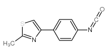 cas no 857283-94-4 is 4-(4-isocyanatophenyl)-2-methyl-1,3-thiazole