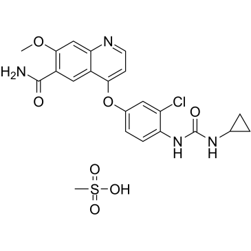 cas no 857890-39-2 is Lenvatinib Mesylate
