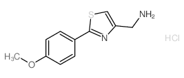 cas no 858009-33-3 is (2-(4-METHOXYPHENYL)THIAZOL-4-YL)METHANAMINE HYDROCHLORIDE