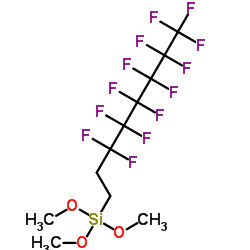 cas no 85857-16-5 is 1H,1H,2H,2H-PERFLUOROOCTYLTRIMETHOXYSILANE