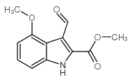 cas no 858747-09-8 is methyl 3-formyl-4-methoxy-1h-indole-2-carboxylate