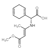 cas no 85896-06-6 is (R)-(+)-ALPHA-[(3-METHOXY-1-METHYL-3-OXO-1-PROPENYL)AMINO]-1,4-CYCLOHEXADIENE-1-ACETIC ACID, SODIUM SALT