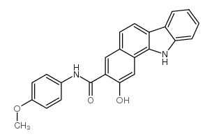 cas no 86-19-1 is 2-Hydroxy-N-(4-methoxyphenyl)-11H-benzo[a]carbazole-3-carboxamide