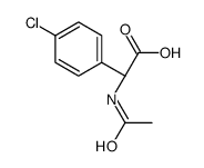 cas no 86169-29-1 is (2S)-2-acetamido-2-(4-chlorophenyl)acetic acid