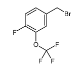 cas no 86256-50-0 is 4-FLUORO-3-(TRIFLUOROMETHOXY)BENZYL BROMIDE