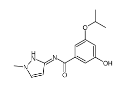 cas no 863454-77-7 is 3-hydroxy-N-(1-methylpyrazol-3-yl)-5-propan-2-yloxybenzamide