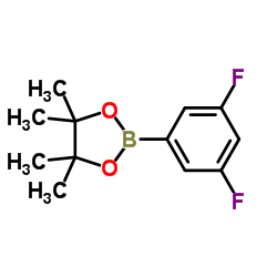 cas no 863868-36-4 is 2-(3,5-Difluorophenyl)-4,4,5,5-tetramethyl-1,3,2-dioxaborolane