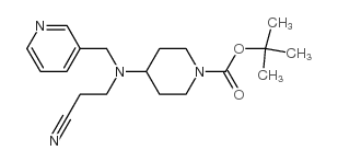 cas no 864685-09-6 is 1-boc-4-[(2-cyano-ethyl)-pyridin-3-ylmethyl-amino]-piperidine