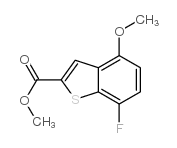 cas no 864685-38-1 is 7-Fluoro-4-methoxy-benzo[b]-thiophene-2-carboxylic acid, methyl ester
