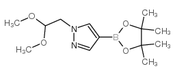 cas no 864754-40-5 is 1-(2,2-DIMETHOXYETHYL)-4-(4,4,5,5-TETRAMETHYL-1,3,2-DIOXABOROLAN-2-YL)-1H-PYRAZOLE