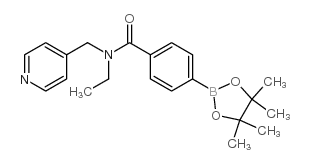 cas no 864759-43-3 is N-ETHYL-N-PYRIDIN-4-YLMETHYL-4-(4,4,5,5-TETRAMETHYL-[1,3,2]DIOXABOROLAN-2-YL)-BENZAMIDE