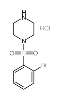 cas no 864759-56-8 is 1-((2-BROMOPHENYL)SULFONYL)PIPERAZINE HYDROCHLORIDE