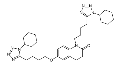 cas no 865792-18-3 is 6-[4-(1-cyclohexyl-1H-tetrazol-5-yl)-butoxy]-1-[4-(1-cyclohexyl-1H-tetrazol-5-yl)-butyl]-3,4-dihydro-1H-quinolin-2-one